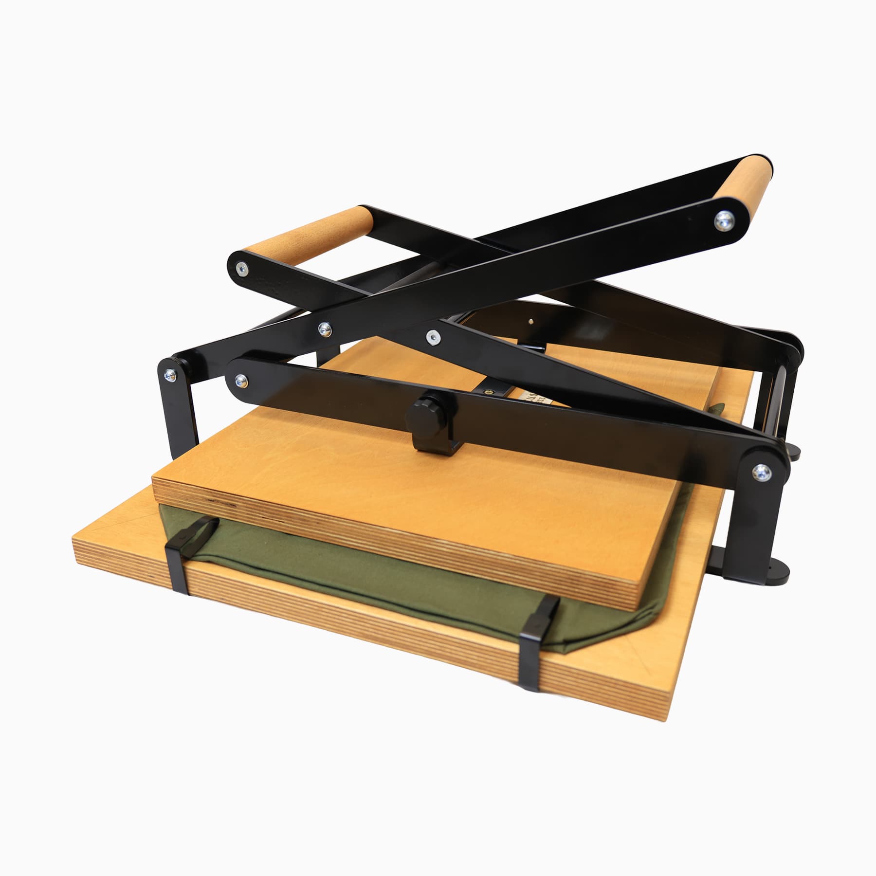 Ritualis Press textile A2 lino print press fastening clips view