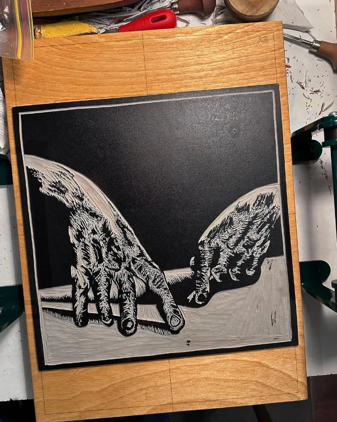 Linocut Glossary: Essential Terms for Relief Printmaking