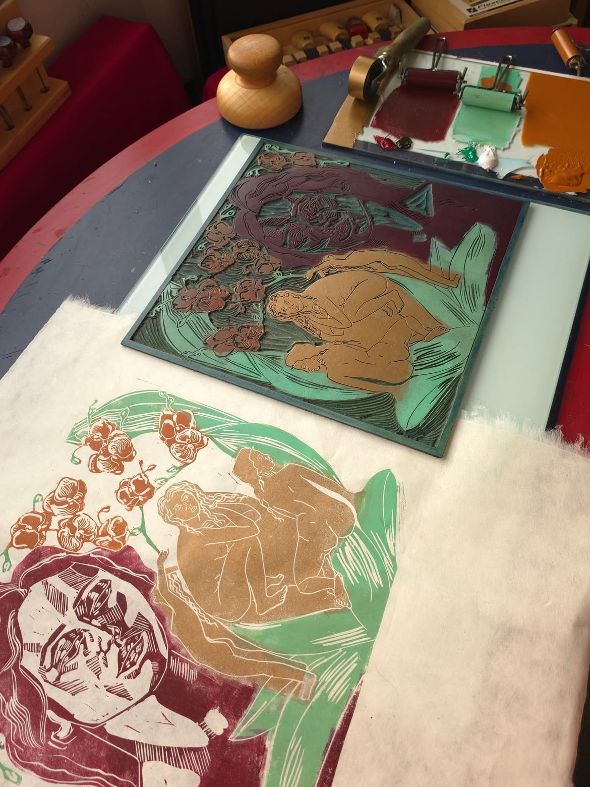 Colour Linocut Printing: How to Go Beyond Black and White