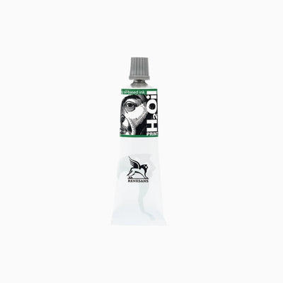 Tinta Renesans H2Oil para linogravura, verde esmeralda 