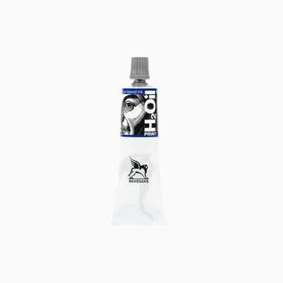 Tinta Renesans H2Oil para linogravura, azul-ultramar 